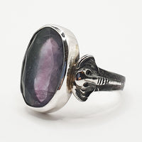 Watermelon Fluorite Ring