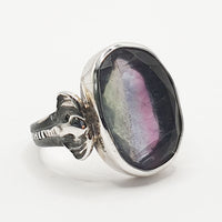 Watermelon Fluorite Ring
