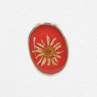 Silver Floral Ring