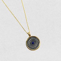 Lapis Eye Necklace