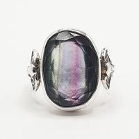 Watermelon Fluorite Ring