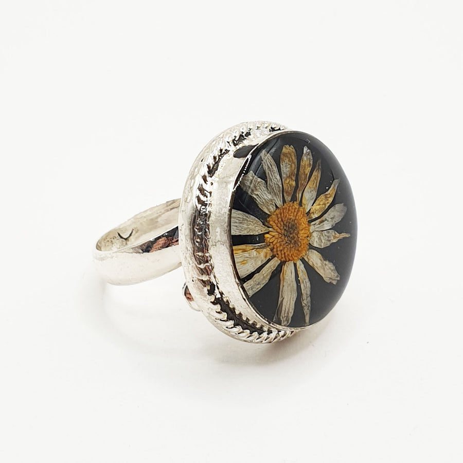 Daisy Silver Ring