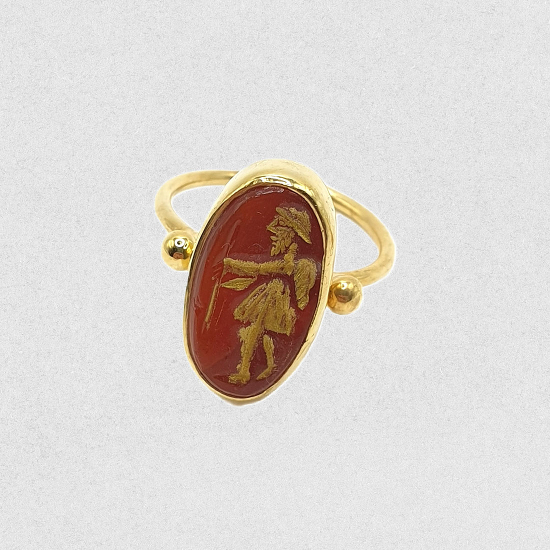 Carnelian Warrior Ring