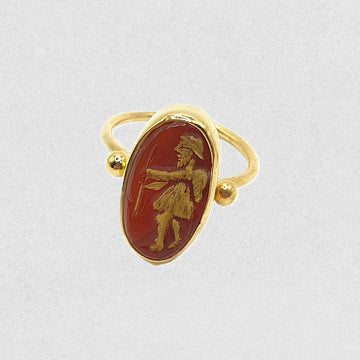 Carnelian Warrior Ring
