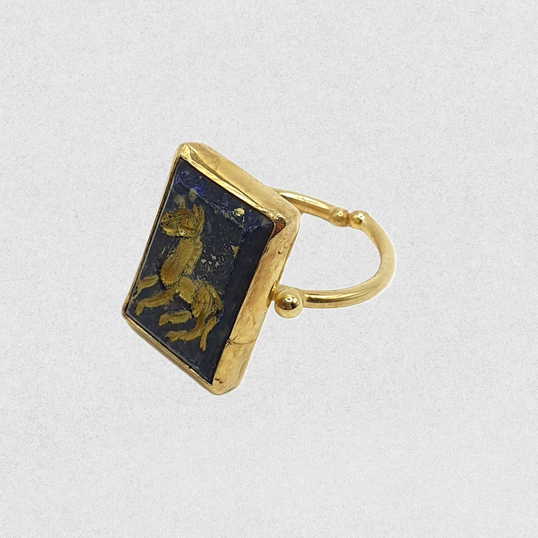 Golden Deer Ring