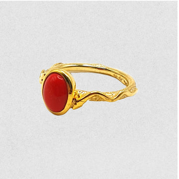 Coral Wave Ring