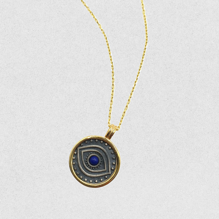 Lapis Eye Necklace
