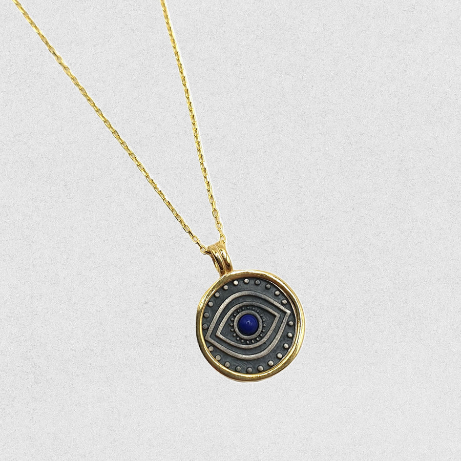 Lapis Eye Necklace