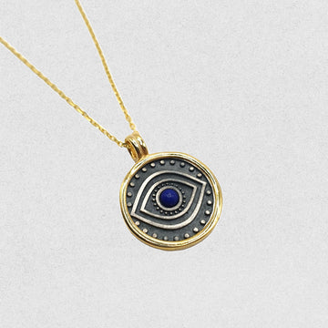 Lapis Eye Necklace
