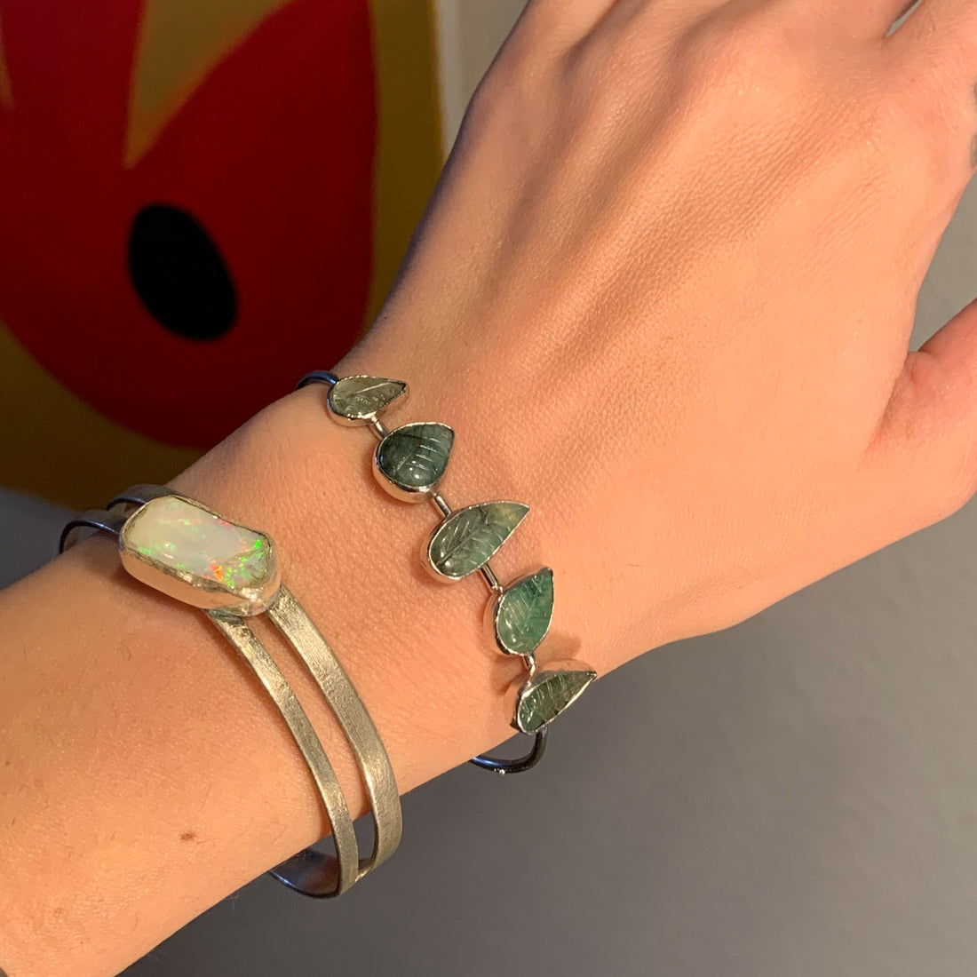 Chrysoprase Cuff