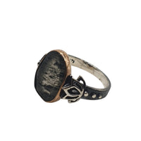 Midnight Lotus Ring