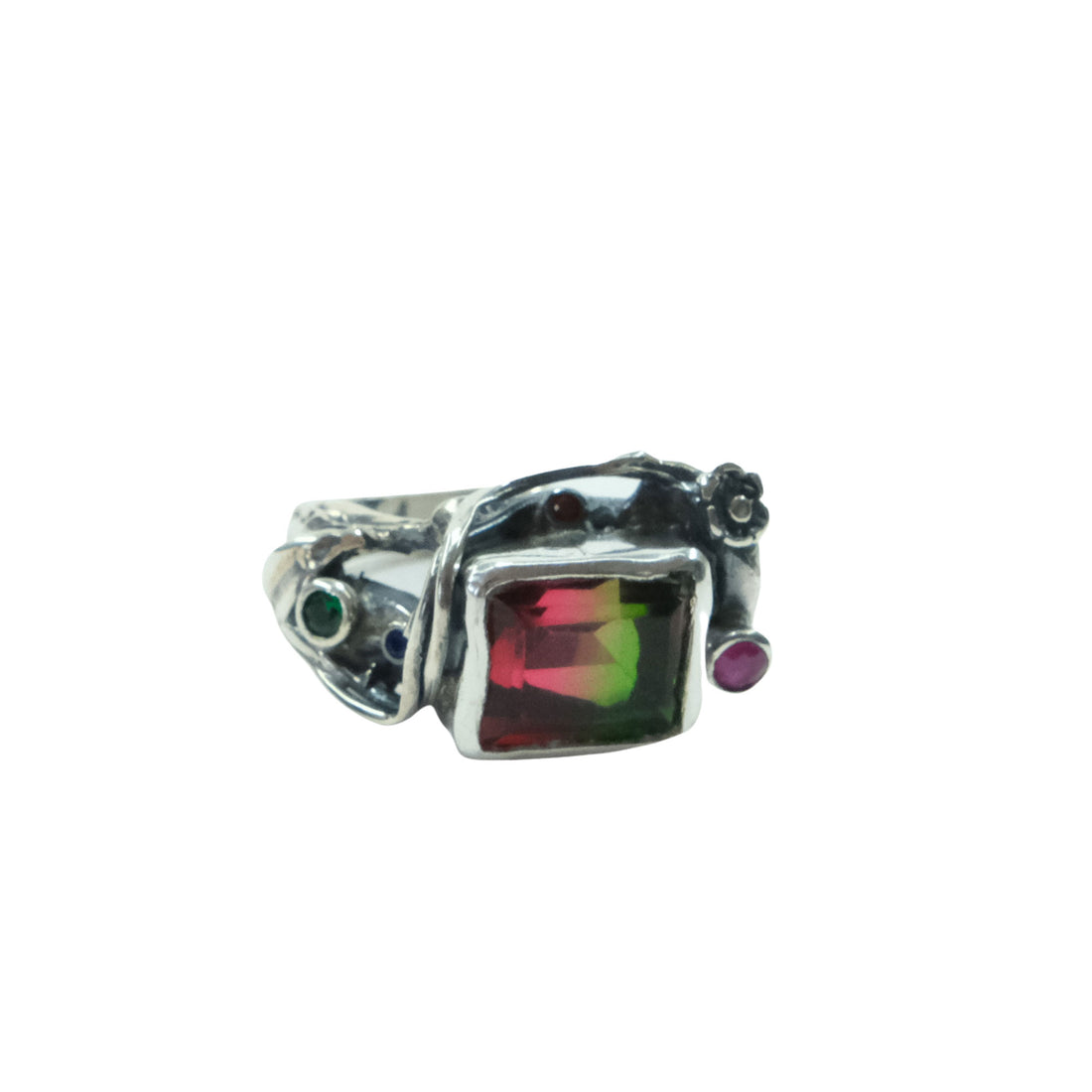 Watermelon Tourmaline Ring